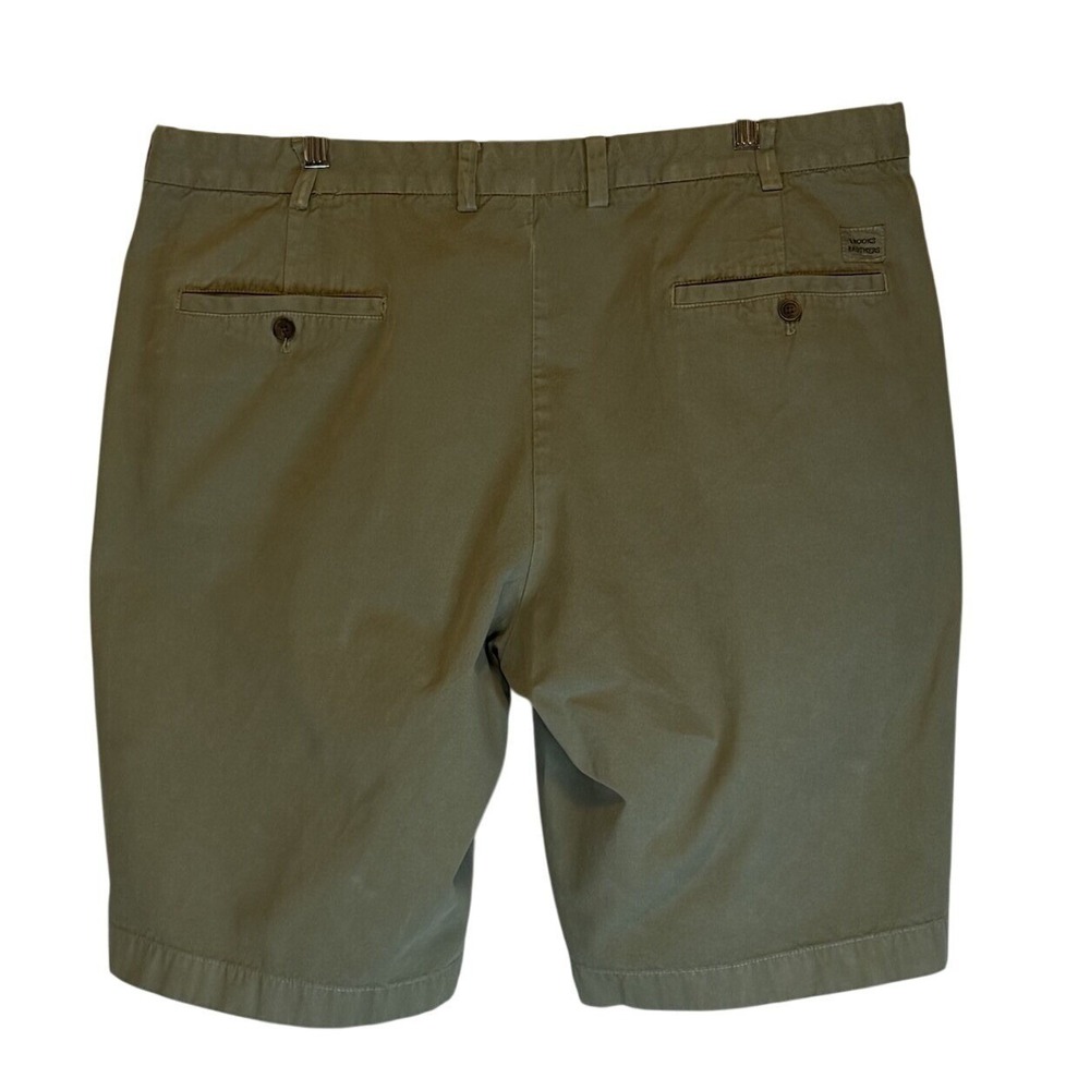 Brooks Brothers Mens Green Khaki Bermuda Preppy Classic Cotton Golf Shorts 40" - Picture 2 of 11